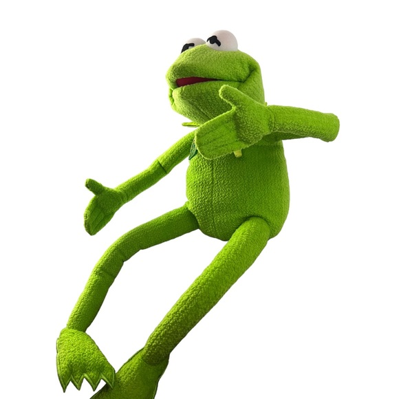 Vintage 1999 Tyco Sesame Street 19” Magic Talking Kermit Frog Plush Stuffed - Picture 3 of 8